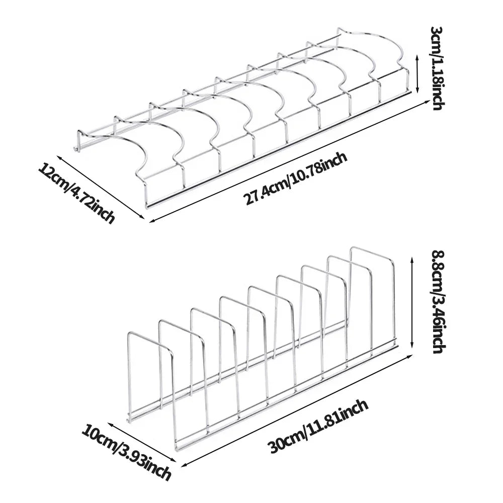 Nórdica Kitchen Bowl Dish Organizer Stainless Steel Dish